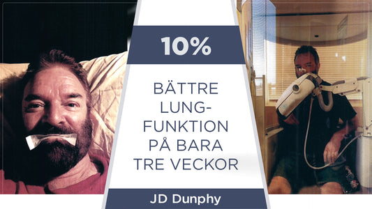 10% Bättre lungfunktion på bara tre veckor